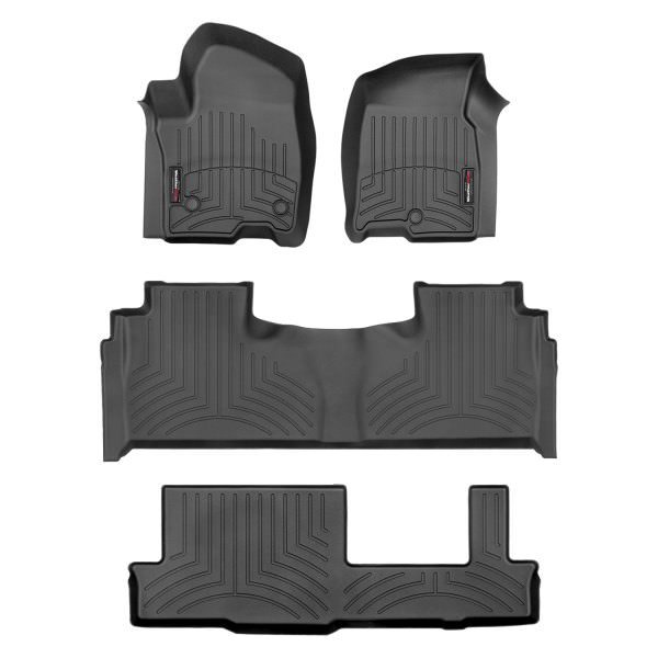 WEATHERTECH | FLOORLINER HP | 2021+ TAHOE/YUKON/ESCALADE | SET | 3 ROWS | BLACK