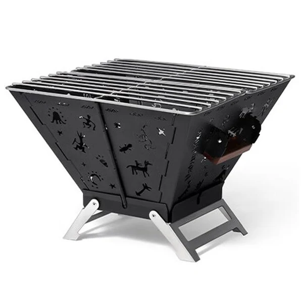 Naturehike Folding Fire Rack - Black (30*30*23)