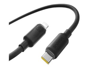 Baseus Foamed Silicone Fast Charging Data Cable USB-C to USB-C 100W 2m - Comic Black