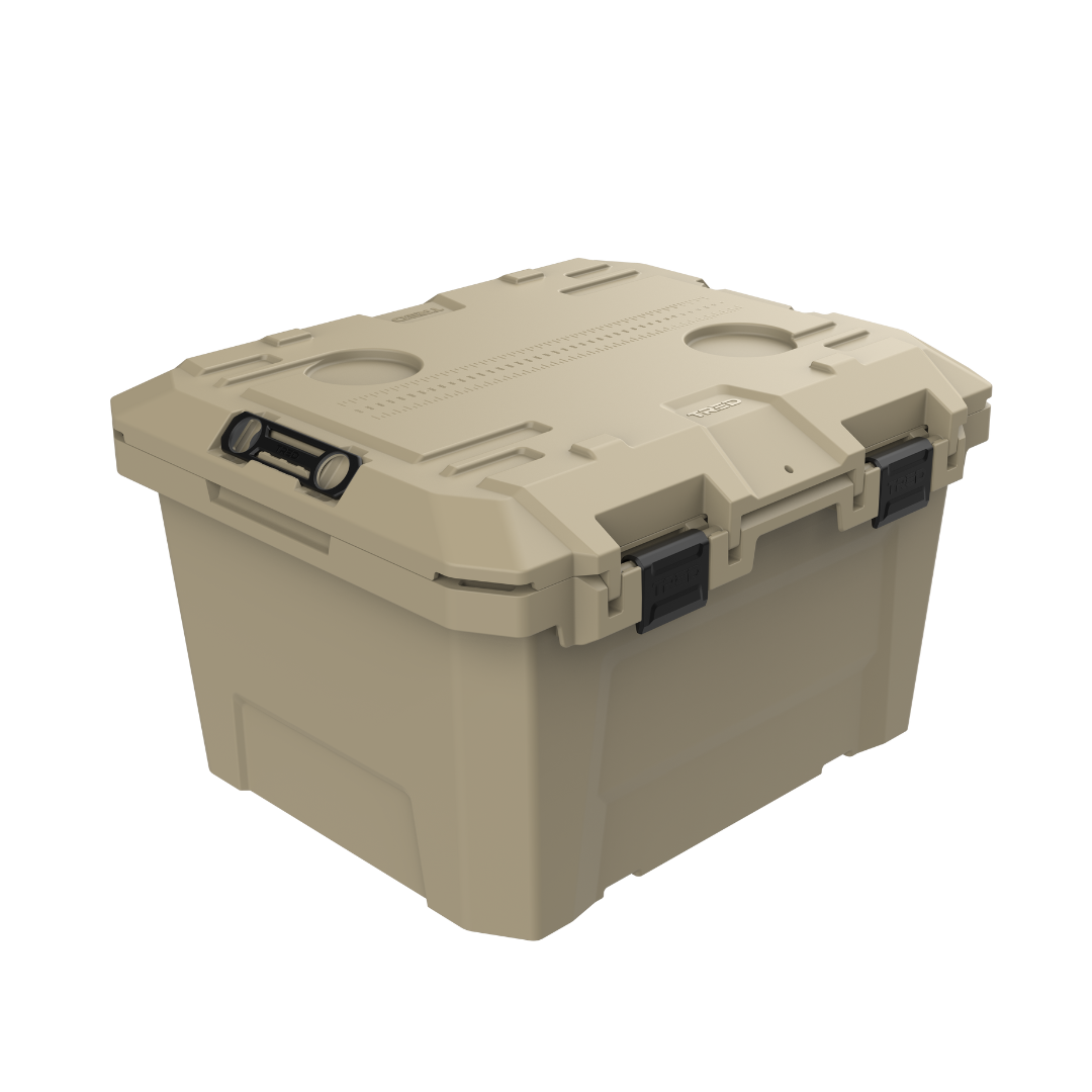 TRED 50-40 Storage Box - 65L - Desert Sand Black