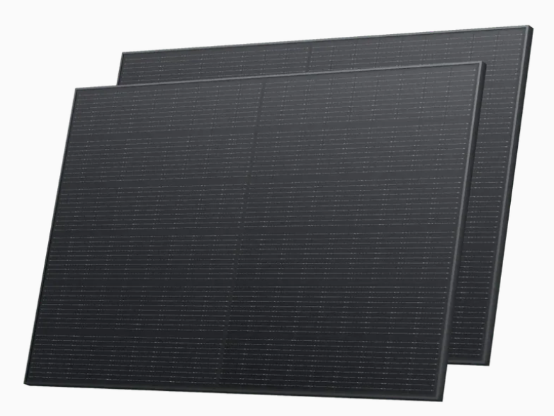 EcoFlow 400 واط لوح شمسي ثابت 23% كفاءة تحويل (قطعتان بإجمالي 800W)