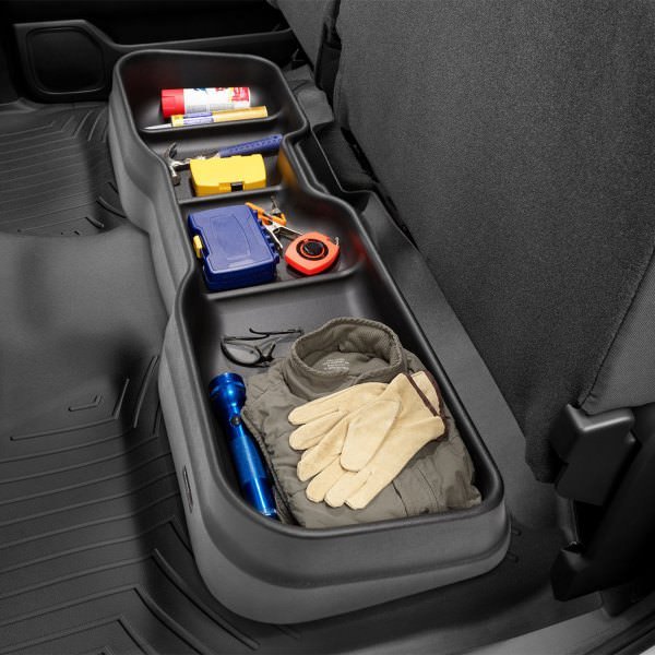 WEATHERTECH | تحت تخزين المقعد | 2019+ GM 1500/2020+ 2500HD | كابينة مزدوجة/طاقم