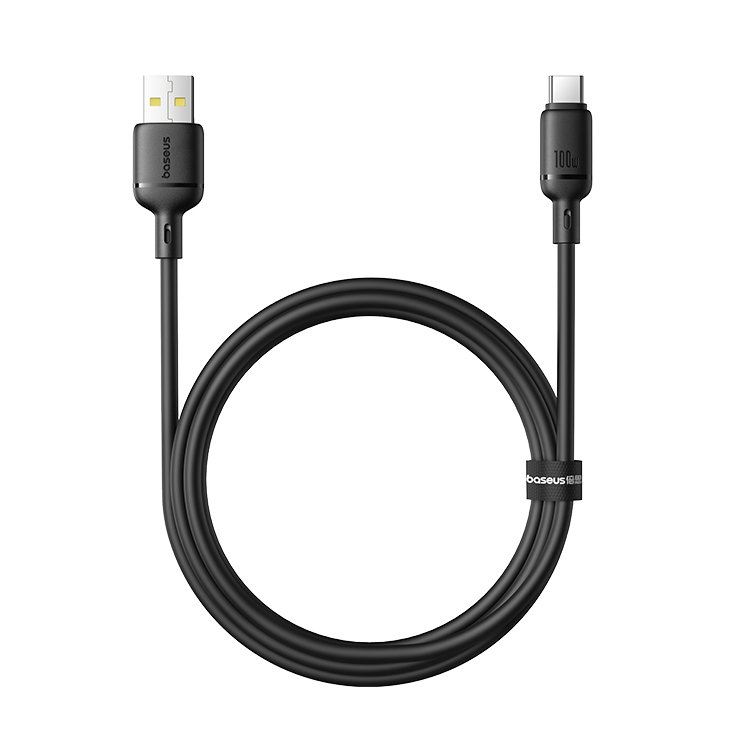 Baseus Silky Fast Charging Cable USB-A to USB-C 2m - Cluster Black