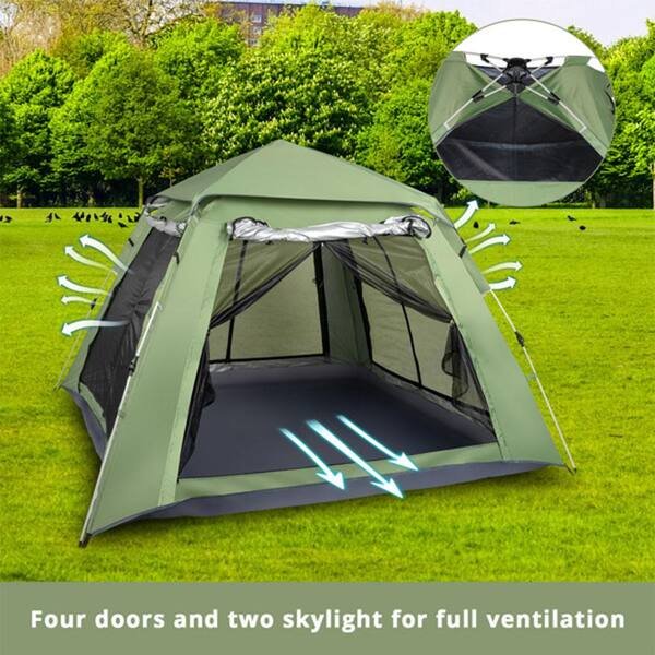 Camping Tent [ 240*240*150 ] Green