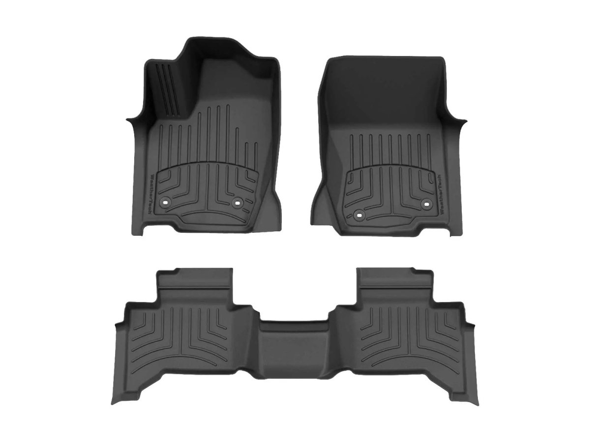 WeatherTech Floorliner Hp - 2024+ LC250/PRADO/GX550 - Set - 3 Rows - WO/ Coolbox - Black