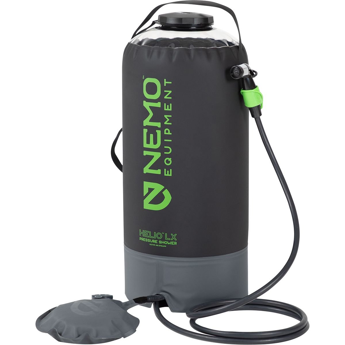 NEMO Equipment | دش ضغط Helio LX | أسود / أخضر تفاحي