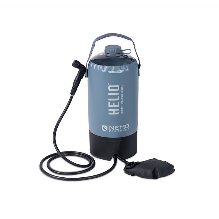 NEMO Equipment Helio Pressure Shower - FORTRESS/BLACK