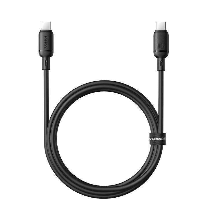 Baseus Silky Fast Charging Cable USB-C to USB-C 100W 1m - Cluster Black