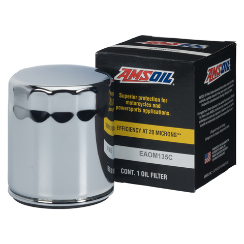 مرشحات زيت دراجة نارية AMSOIL كروم-EAOM135C