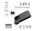 3 IN 1 Wireless Charger Black