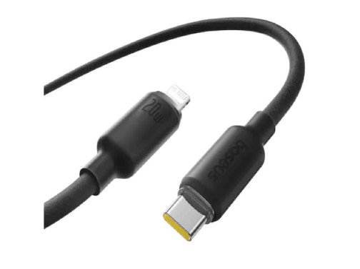 Baseus Foamed Silicone Fast Charging Data Cable USB-C to USB-C 100W 1m - Comic Black
