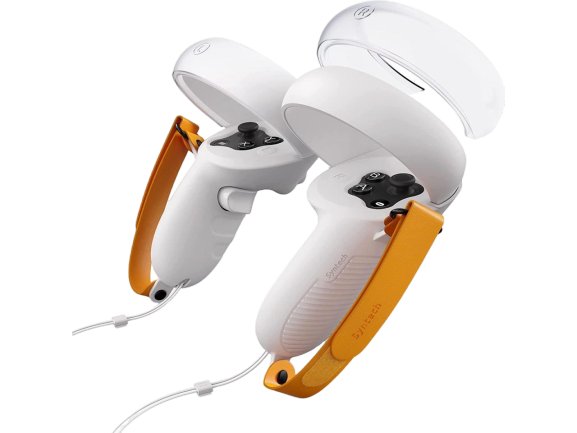 Syntech VR Touch Controller Grips Cover Compatible with Meta/Oculus Quest  - White