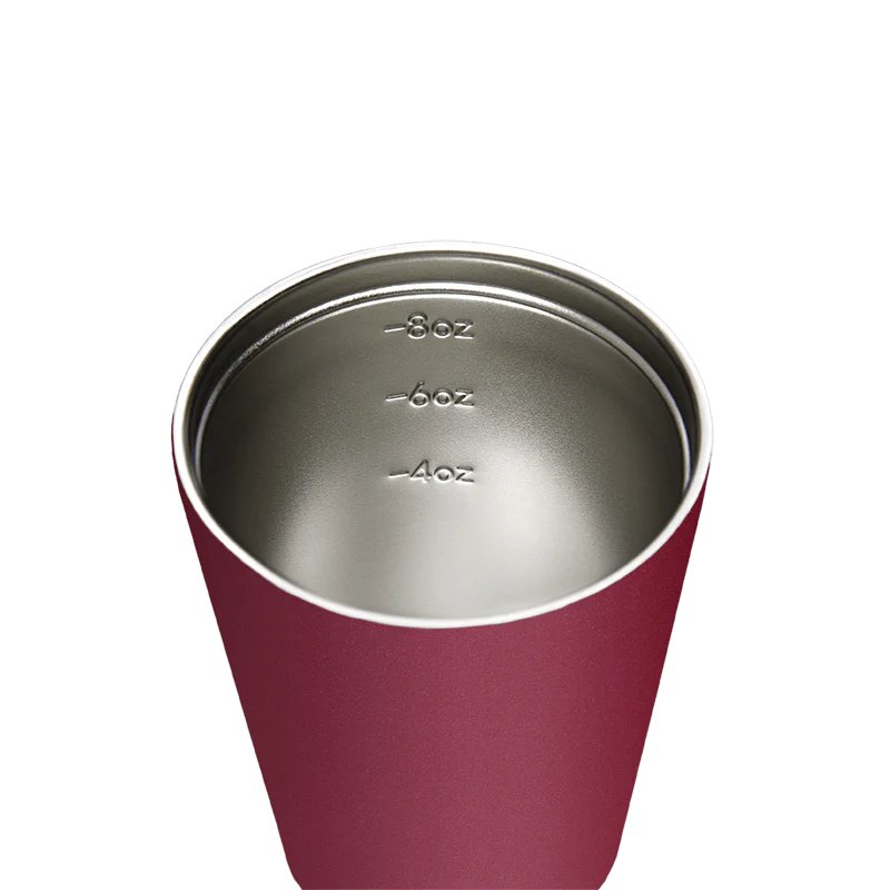 Fressko Bino 227ml / 8oz Cup - Stainless Steel - Rouge gallery image