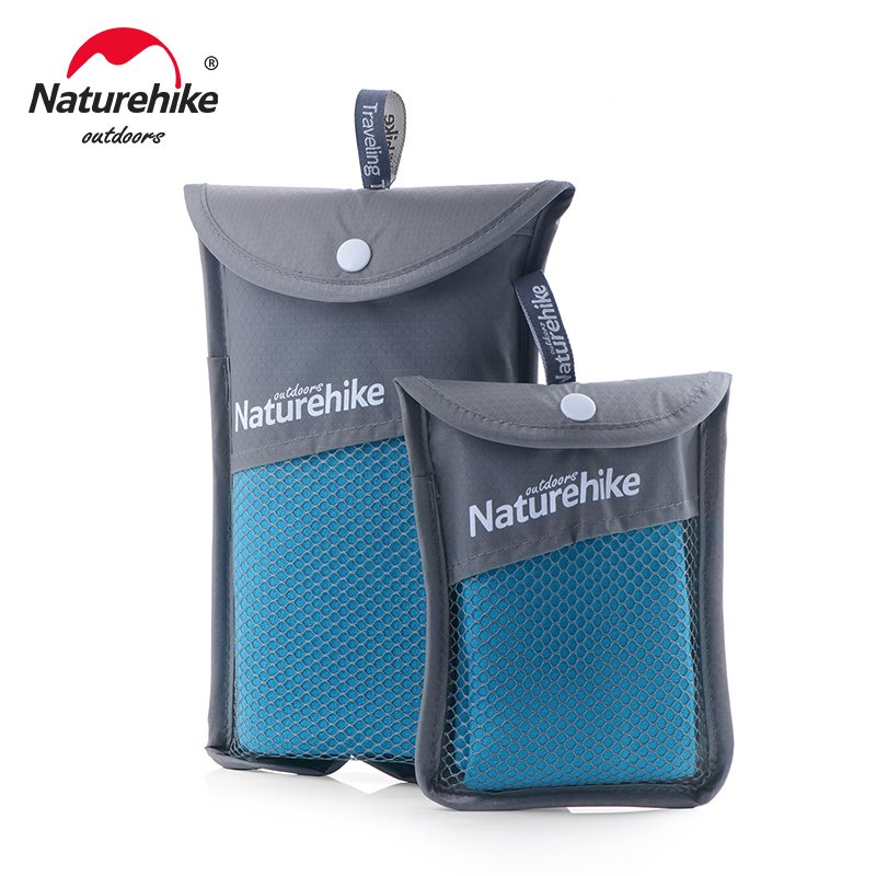 Naturehike Fitness Antibacterial Quick-Drying Beach Towel/Bath Towel - أسود (160*80) gallery image