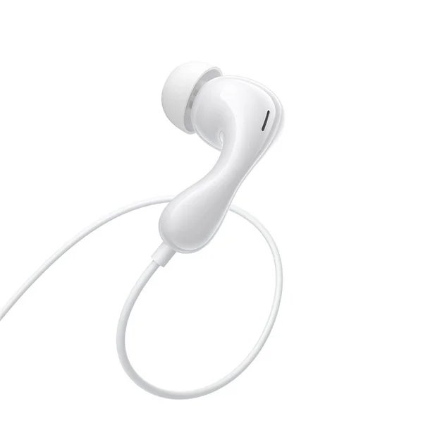 Baseus Encok CZ20 Wired Earphones - Moon White gallery image