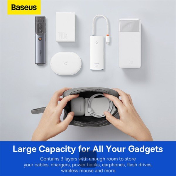 حقيبة تخزين سلسلة Baseus EasyJourney - رمادي داكن gallery image