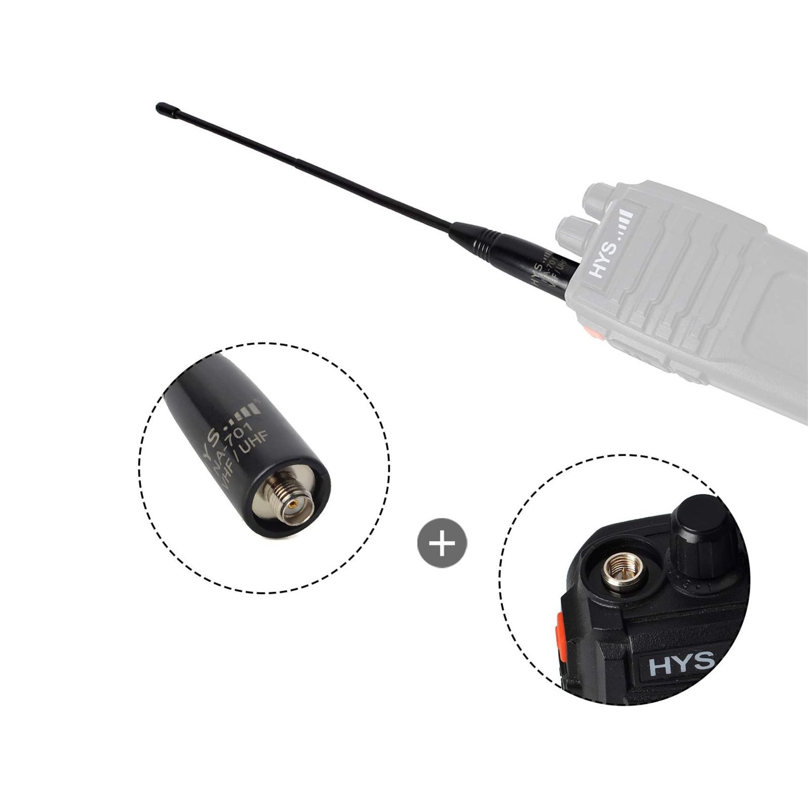 BAOFENG Talkie Walkie With ANTENNA gallery image