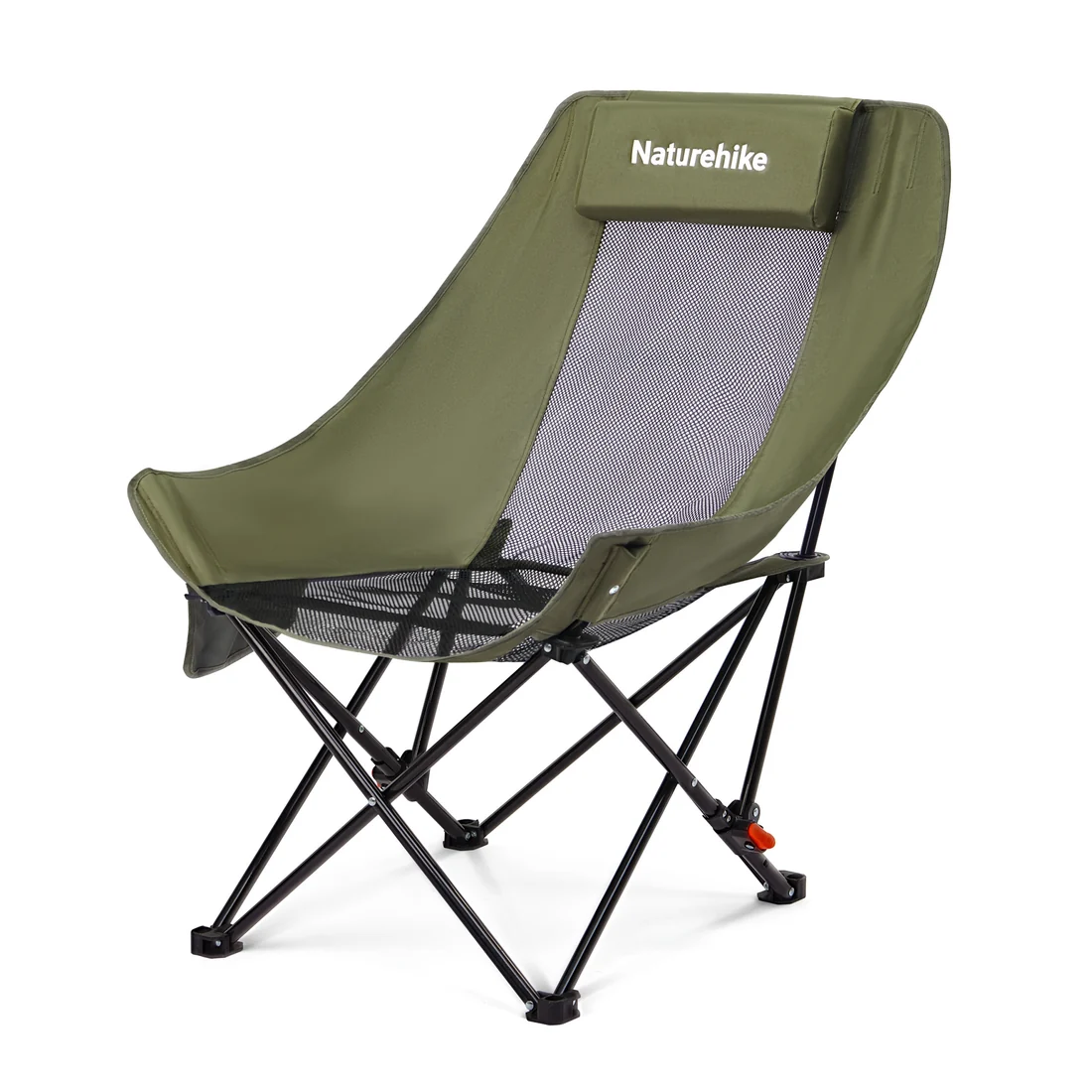 Naturehike Sea Star 002 Push-up High-Back Gauze Moon Chair - Green gallery image