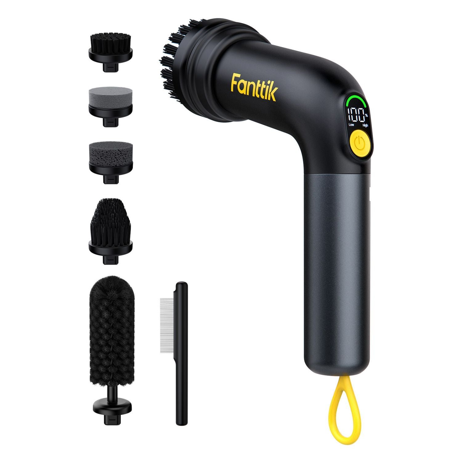 Fanttik G9 Handy Cordless Spin Scrubber - Black gallery image