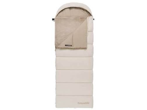 Naturehike RiXuan Envelope Hooded (USB-Heating) Cotton Sleeping Bag - Brown BE400 Right Zipper (220*80) gallery image