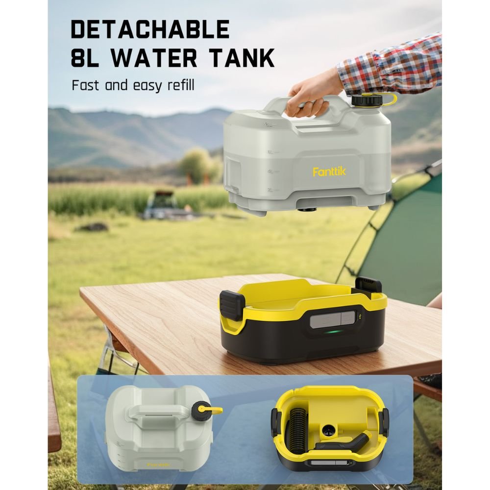 Fanttik X10 Cross 3-in-1 Air Inflator - Black gallery image