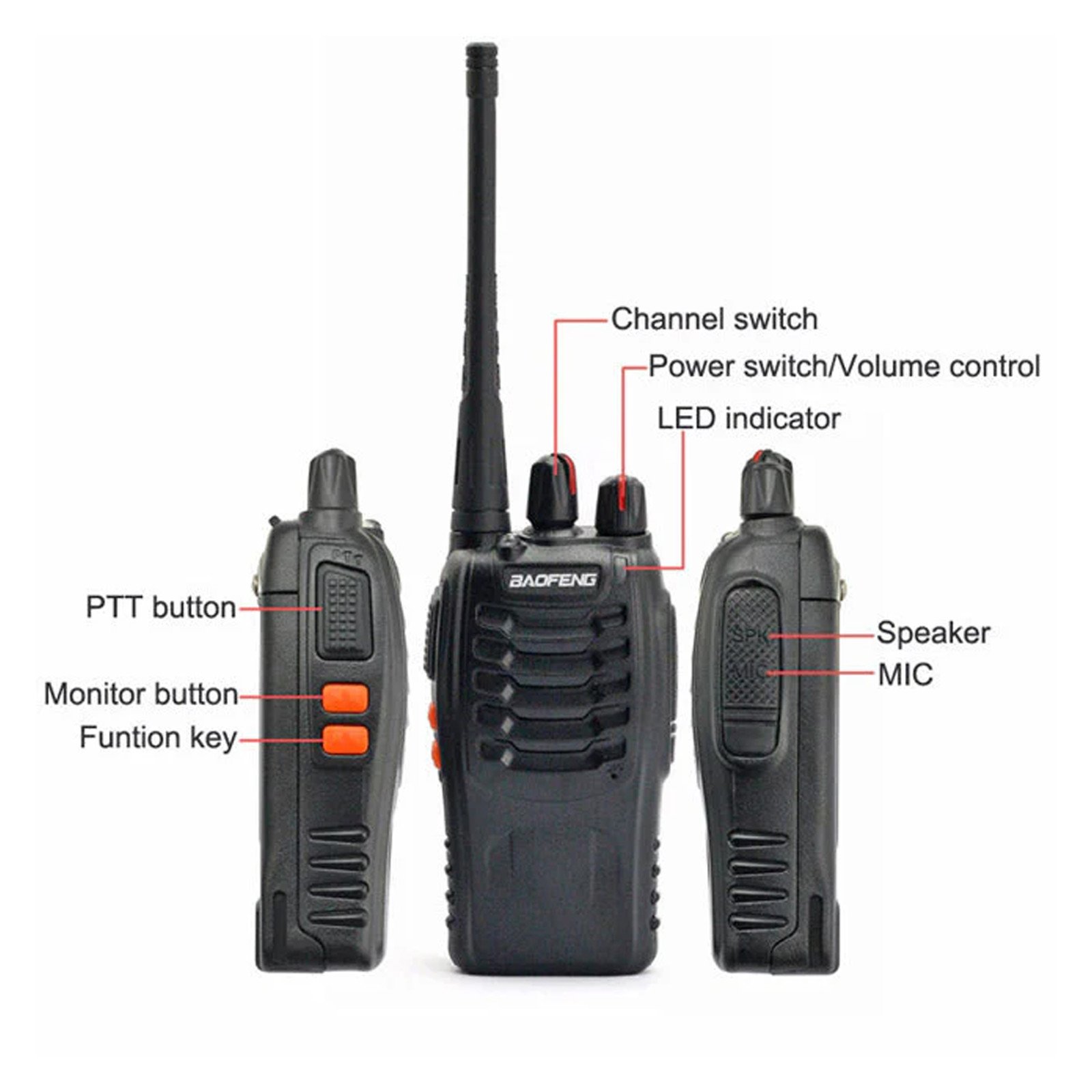 BAOFENG portable two-way radio bF-888S gallery image