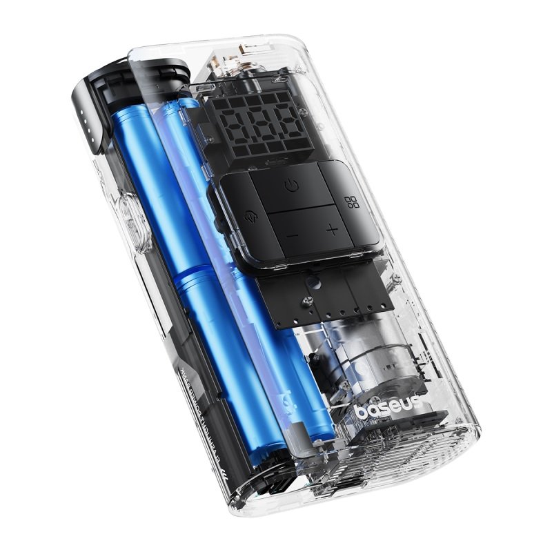 Baseus PrimeTrip VA1 Wired and Wireless 2-in-1 Tire Inflator - Cosmic Black gallery image