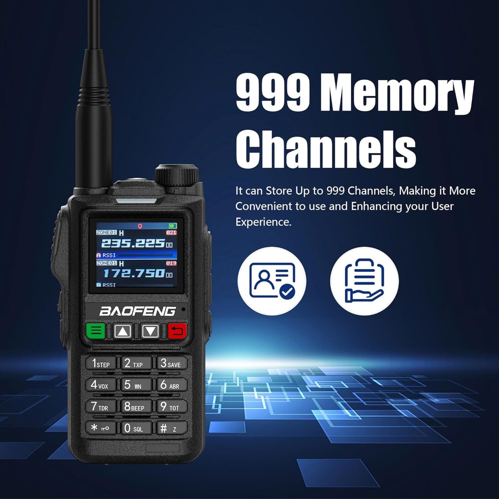 BAOFENG Talkie Walkie With ANTENNA gallery image