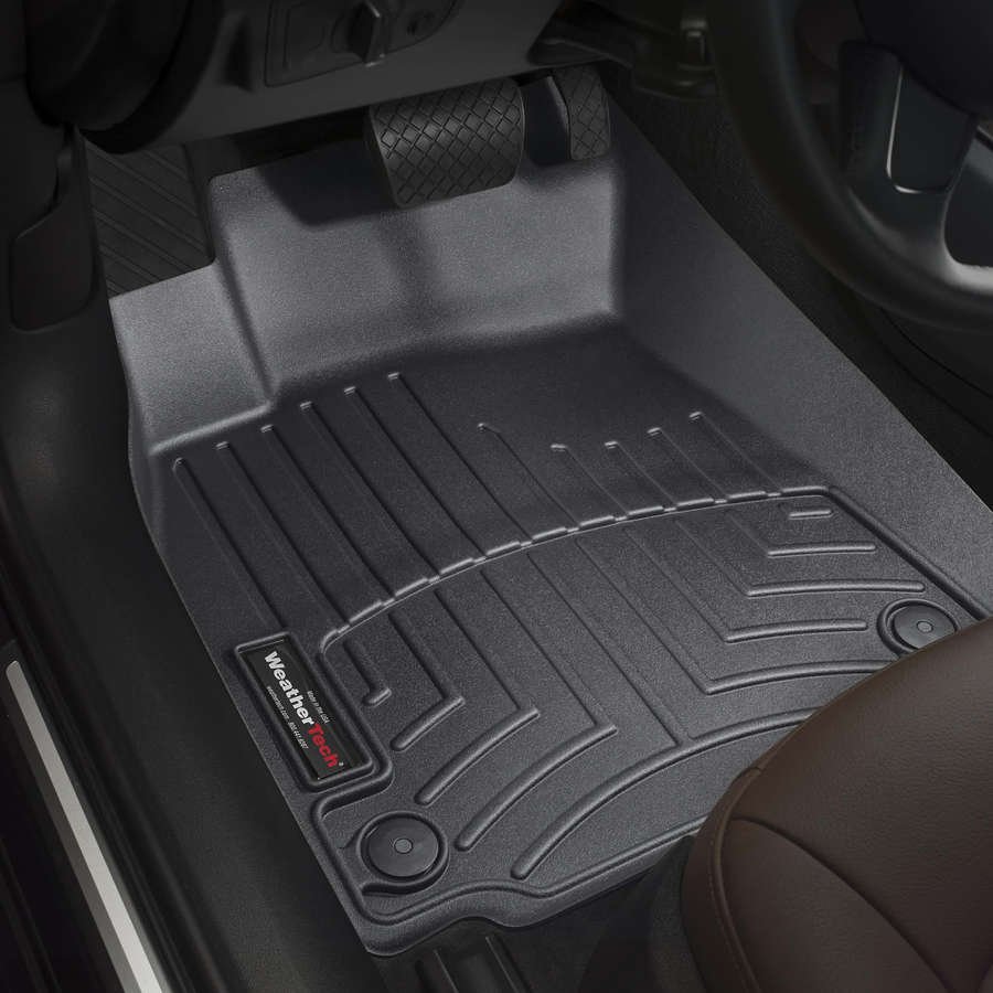 WEATHERTECH | FLOORLINER | 2015+ F150 | FR | REGULAR CAB CARPET FLOOR BENCH | BLACK gallery image