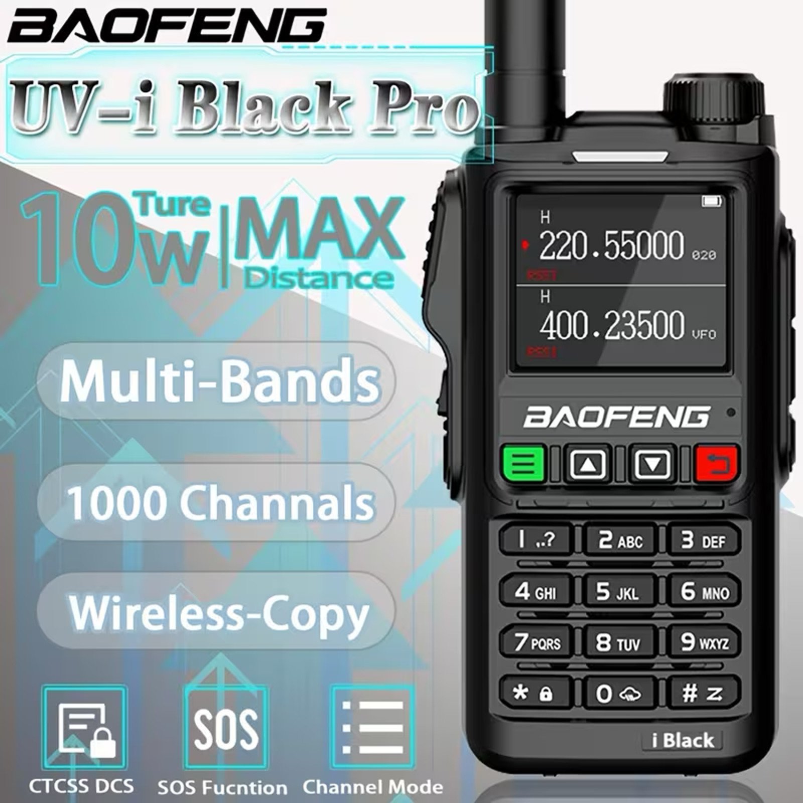 BAOFENG Talkie Walkie With ANTENNA gallery image