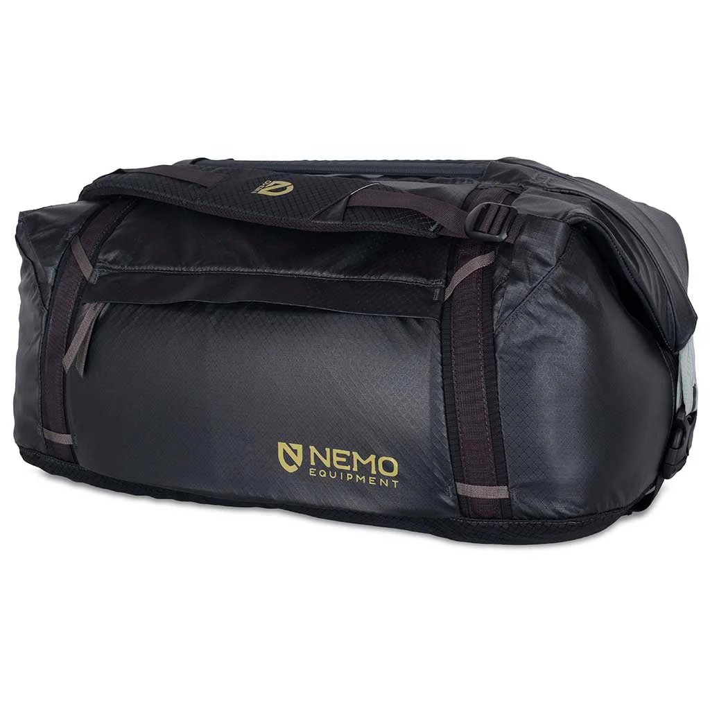 NEMO EQUIPMENT | DOUBLE HAUL CONVERTIBLE DUFFEL | 55L | BLACK gallery image