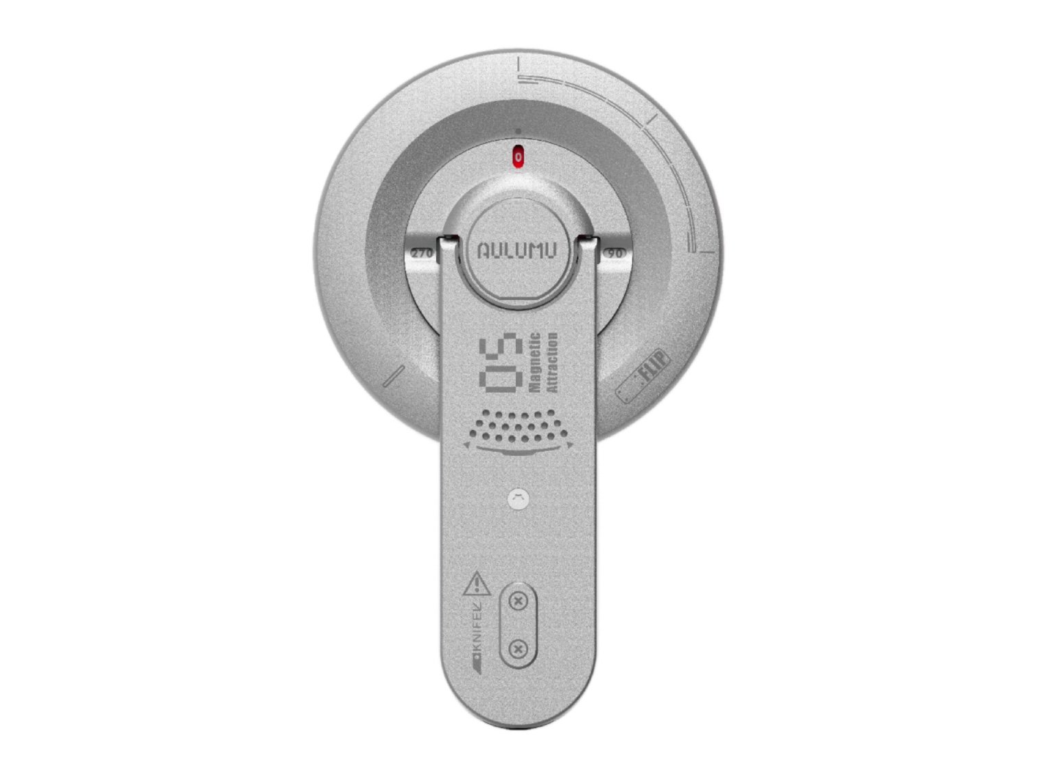 AULUMU G05 Air 5-in-1 Magnetic Phone Kickstand with Box Cutter - Silver gallery image