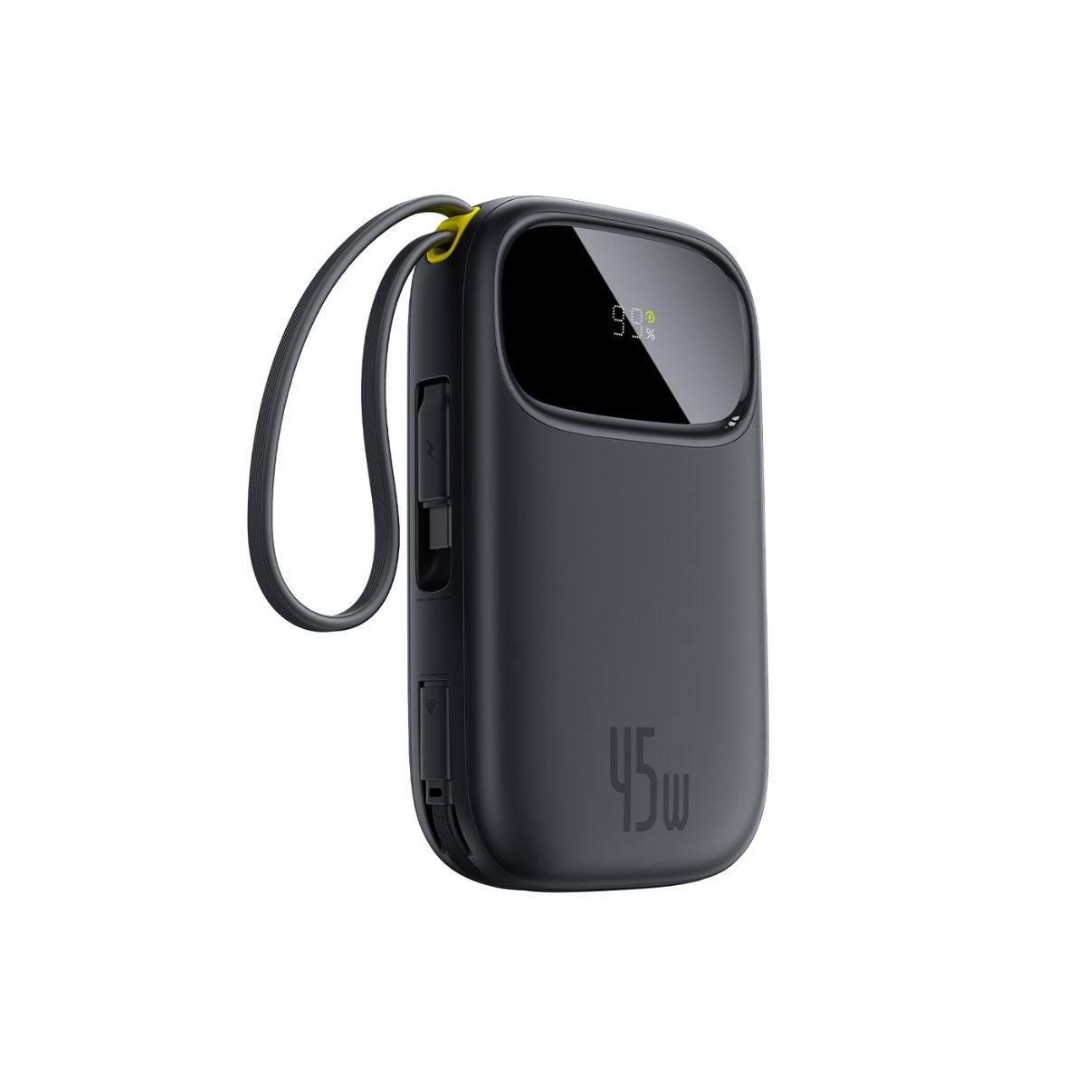 Baseus EnerFill FC31 Qpow3 Digital Display Power Bank with 2 Built-in USB-C Cables 20000mAh 45W - Cosmic Black gallery image