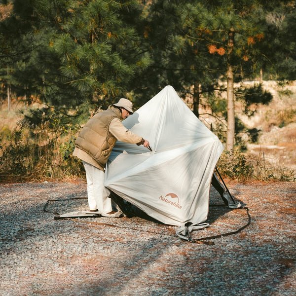 Naturehike Door Curtain for (Cloud Boundar Quick Opening Canopy - Hexagonal) - Quicksand Gold gallery image