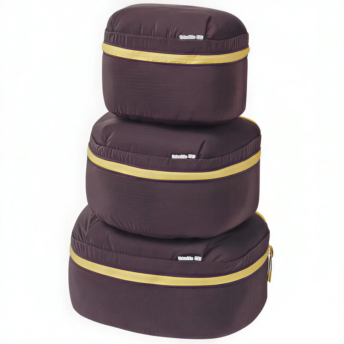 Naturehike CloudPouch Travel Compartment Organizers - Purple (3 pieces) gallery image