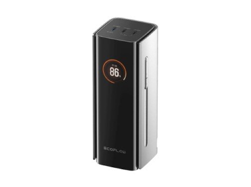 EcoFlow RAPID Pro Power Bank (20,000mAh, 230W, 100W Built-in Cable) - Silver gallery image