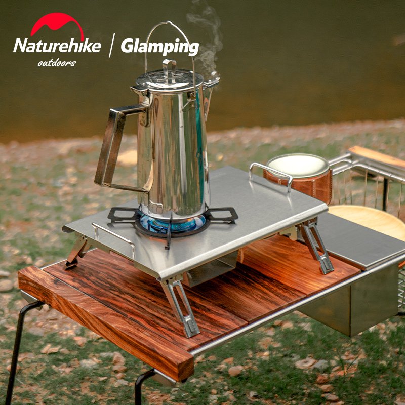 Naturehike G01 فرن غاز قابل للطي برأس واحد - أسود gallery image