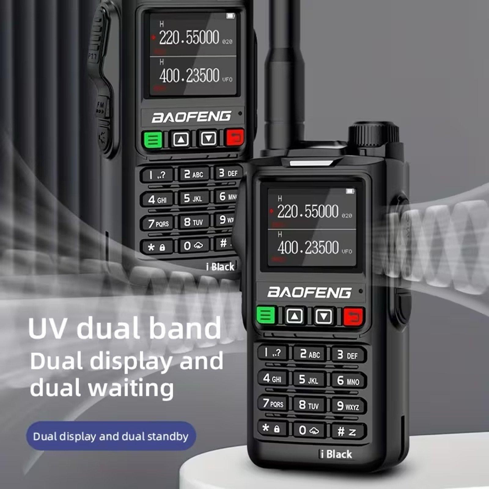 BAOFENG Talkie Walkie With ANTENNA gallery image