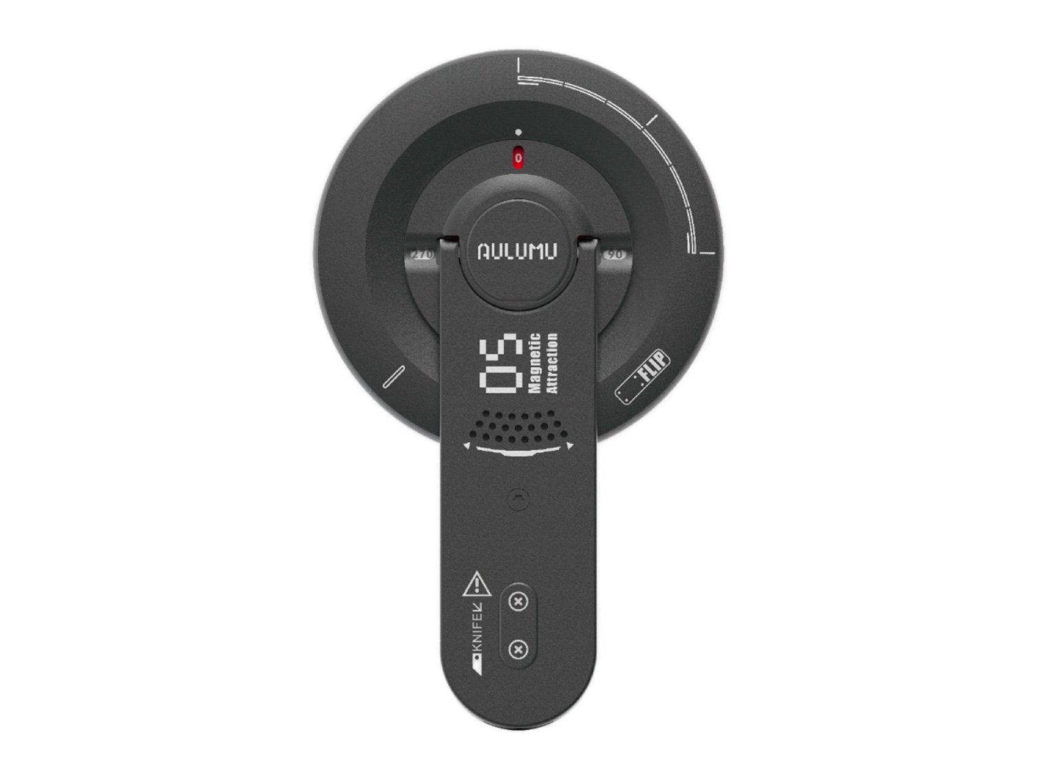 AULUMU G05 Air 5-in-1 Magnetic Phone Kickstand with Box Cutter - Black gallery image