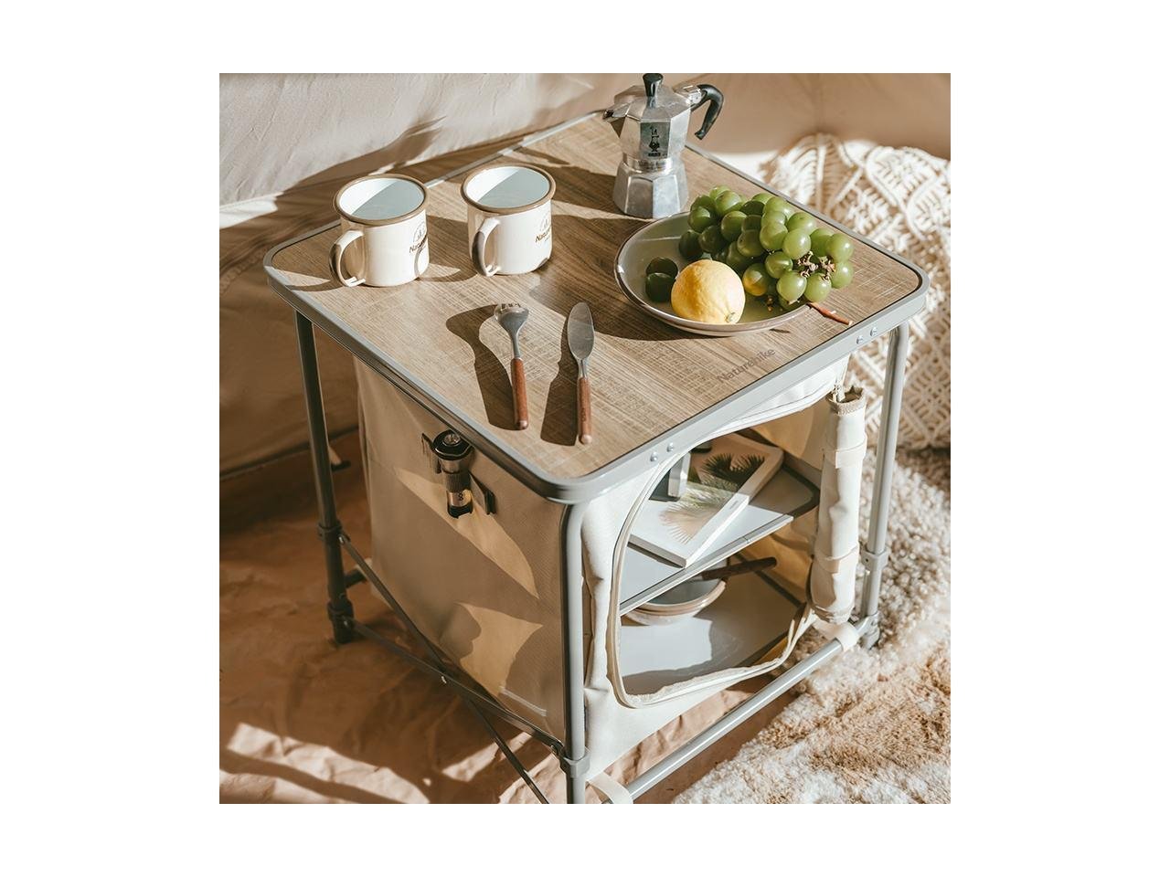 Naturehike Mini Outdoor Folding Shelf - الشوفان gallery image