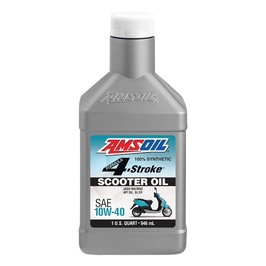 AMSOIL 10W-40 Formula 4-Stroke Scooter Oil gallery image