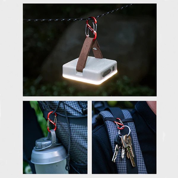 Naturehike S Type Aluminum Alloy Hook - Red 2PCs (Medium) gallery image