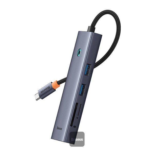 Baseus UltraJoy Series 7-Port HUB Docking Station - Space Grey gallery image