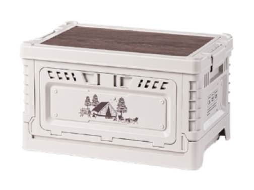 Naturehike Ling Yue S PP Folding Storage Box - Light Beige (50L) gallery image