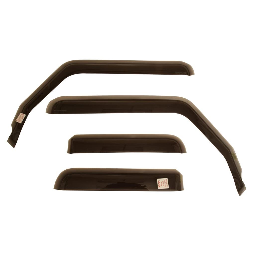 WEATHERTECH | SIDE WINDOW DEFLECTORS | 2021+ F150/RAPTOR/2023+ F250 | FR & RR | SUPERCREW gallery image