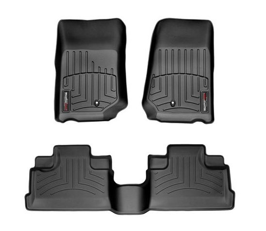 WeatherTech FLOORLINER HP - 2007-2013 JK 4DR - طقم - أسود gallery image