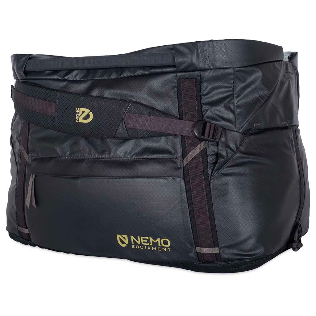 NEMO EQUIPMENT | DOUBLE HAUL CONVERTIBLE DUFFEL | 55L | BLACK gallery image