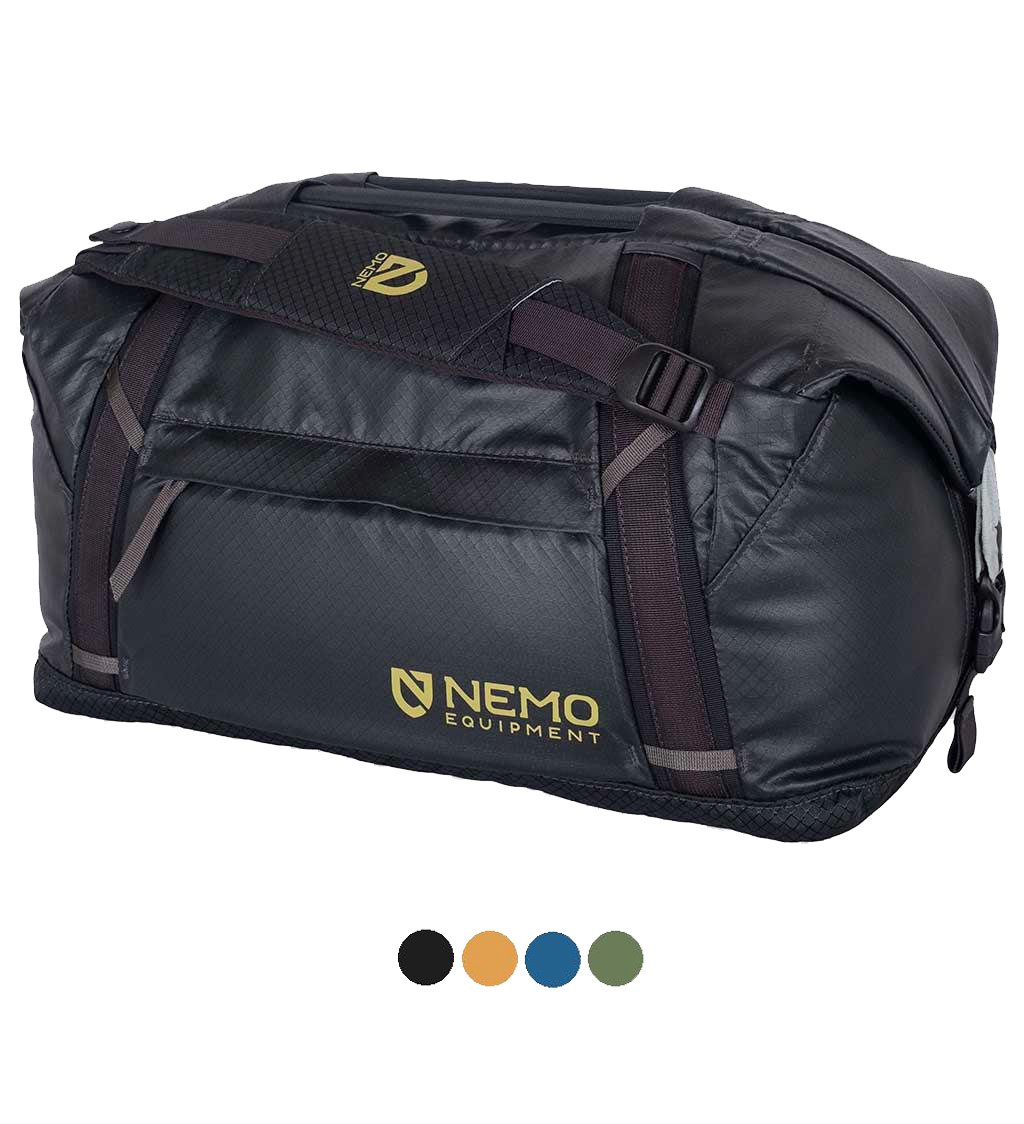 NEMO EQUIPMENT | DOUBLE HAUL CONVERTIBLE DUFFEL | 30L | BLACK gallery image