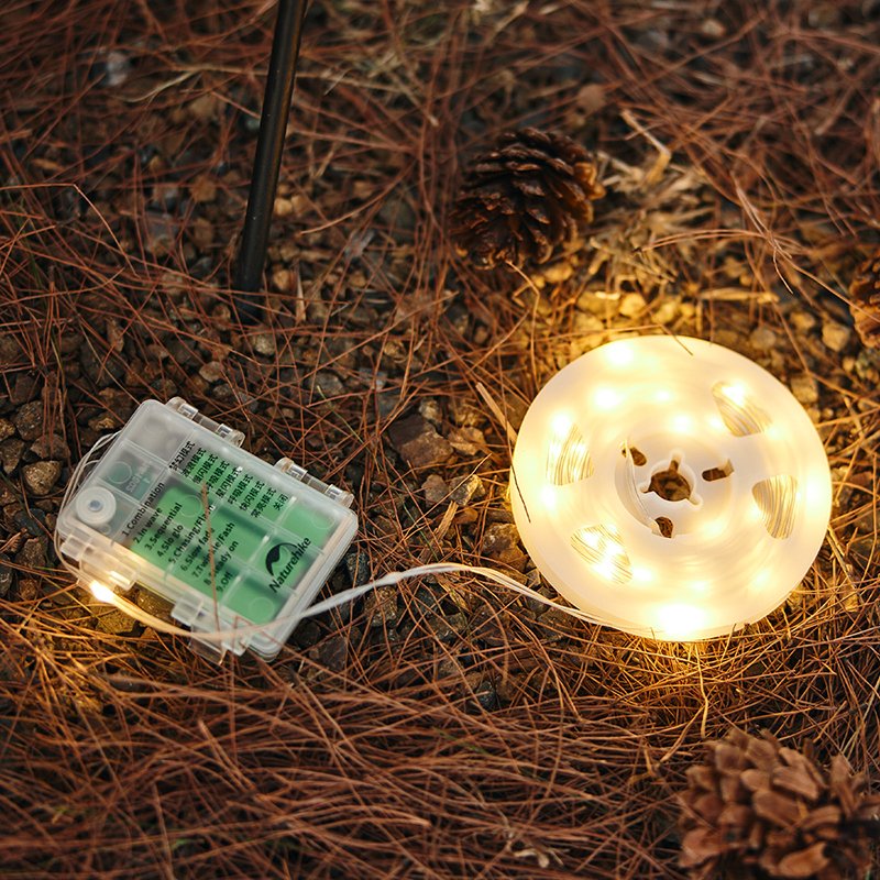 Naturehike Atmosphere Lamp String - Warm Light (10M) (Without Dry Battery) gallery image