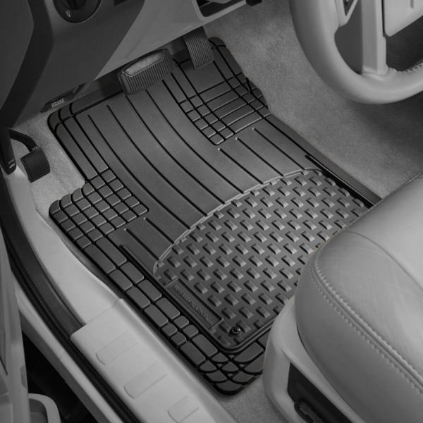 WEATHERTECH | تقليم عالمي لتناسب حصيرة أرضية من 3 قطع | أسود gallery image